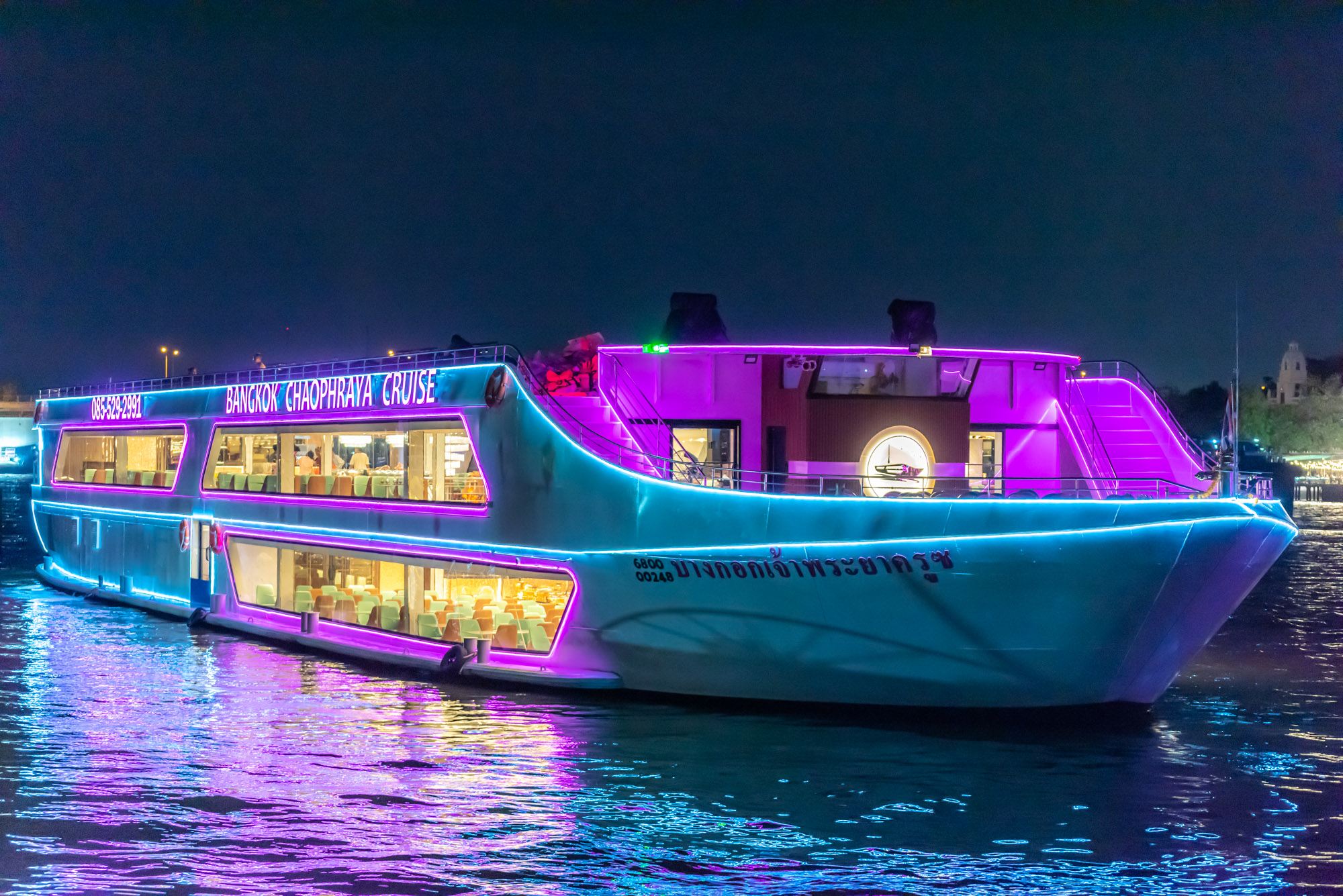 Bangkok Chaophraya Cruise @ Asiatique The Riverfront In Bangkok [New Cruise Boat]