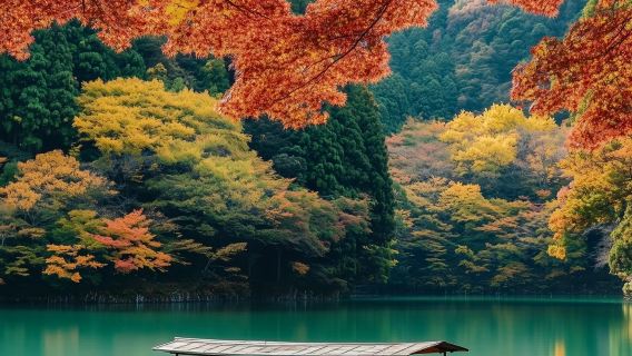 大阪京都嵯峨野小火車＋保津川漂流＋嵐山漫步+普通話包車飯店接送