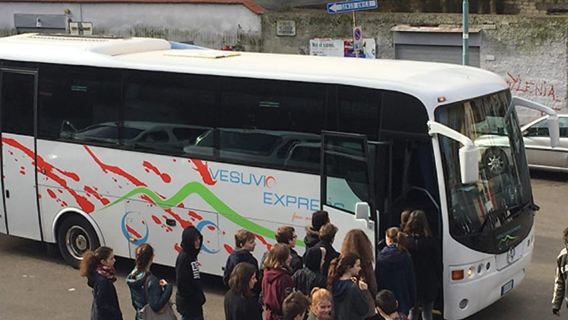 Ab Ercolano: Eintrittskarte für den Vesuvpark und Hin- und Rückfahrt mit dem Bus