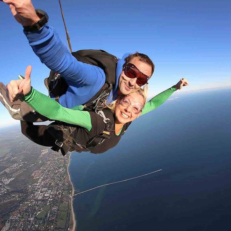 Viaggio in Australia - Paracadutismo da alta quota a Brisbane, Gold Coast e Byron Bay con trasferimento incluso e tasse