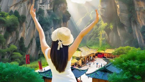 【國慶不漲價·Trip.com共建團】重慶武隆天生三橋+龍水峽地縫一日遊