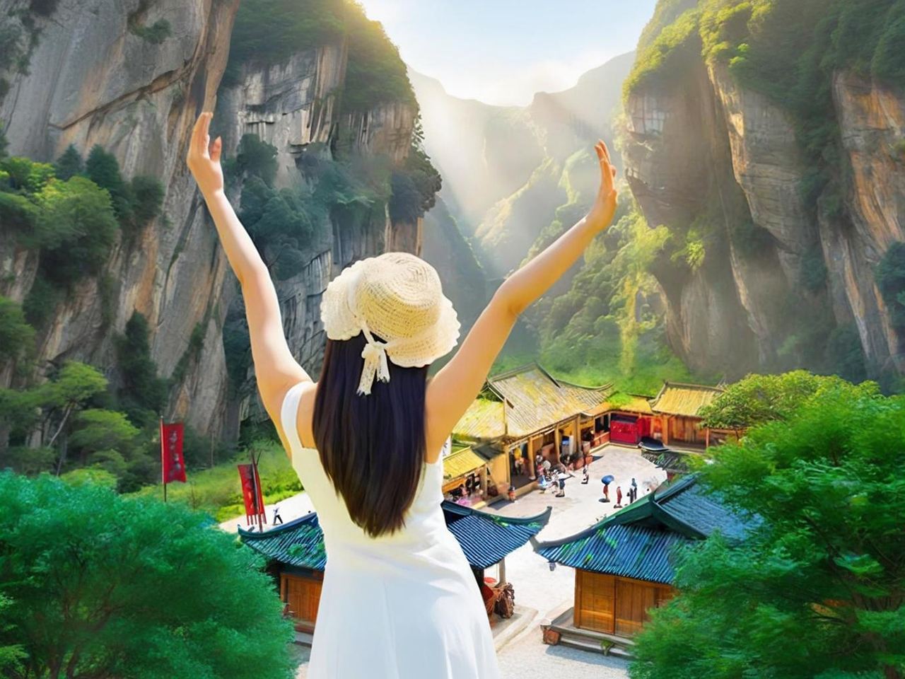 Trip.com Group Buy|Late departure|Small Group of 8] Pure Play 1-day Chongqing Wulong Tour