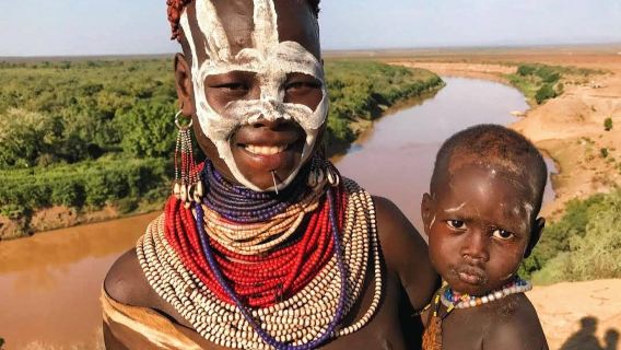 衣索比亞＆奧莫河谷【直面唇盤部落Mursi】