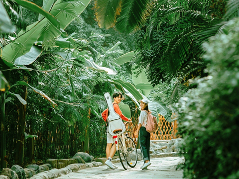 Berangkat di sore hari|Perjalanan satu hari di Xiamen [Wisata malam di Lujiang + Kebun Raya + Tur pr