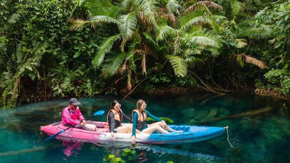 [Krabi] Esplorazione in kayak | Baia di Talang / Lago degli Specchi | Opzionale passeggiata in elefante / ATV / zipline | Trasferimento dall'hotel incluso