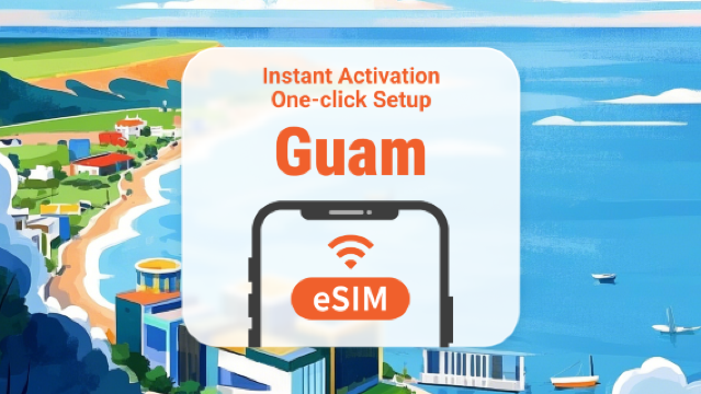 Guam eSIM | TikTok Access | 1–30 Days | Instant QR