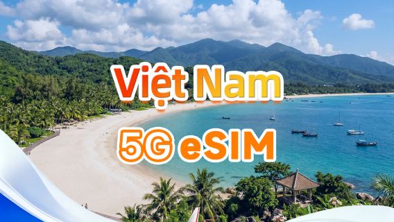 eSIM 4G/5G Việt Nam | Gói ngày/Gói tổng | 500MB/ngày - tổng 30GB | 1-30 ngày | Hệ thống 24 giờ | QR code