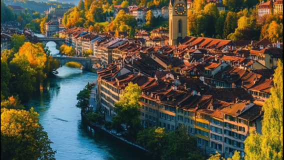 Pergi-Balik Zurich Bandar Lama Bern + Taman Beruang Bern + Taman Mawar + Istana Persekutuan + Lawatan Sehari Sewaan Peribadi