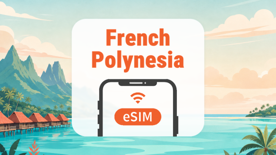 French Polynesia eSIM | All AI & TikTok | 1–30 Days | QR Code