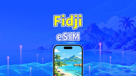 Fidji 4G eSIM | Forfait de données quotidien/total | 1–30 jours | Facturation sur 24 heures | Code QR