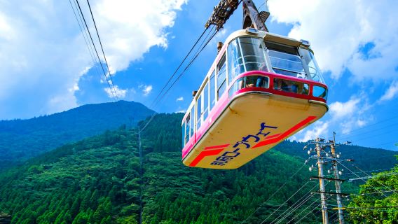 Oita classic 1-day tour: Dazaifu-tenmangu Shrine, Yufuin Town, Beppu cable car, Fukuoka round-trip