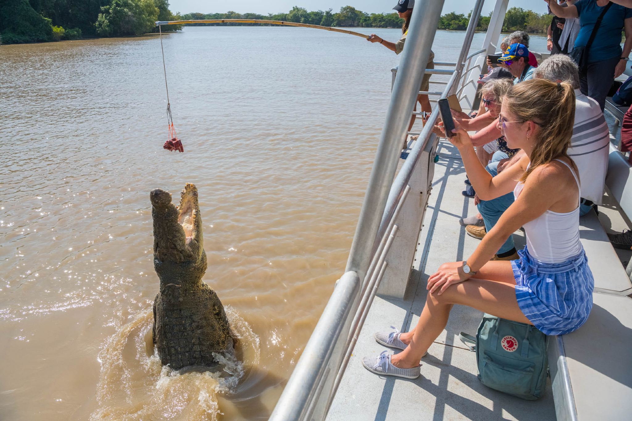 Halbtagesausflug zur Krokodil-Bootsfahrt auf dem Adelaide River im Northern Territory [Abreise von Darwin]