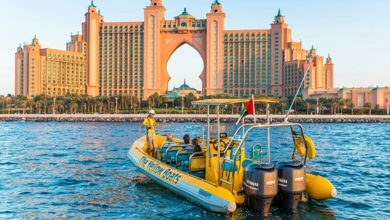 The Yellow Boats: 75-Min Atlantis Tour - Dubai Marina, Ain Dubai, Palm, Atlantis