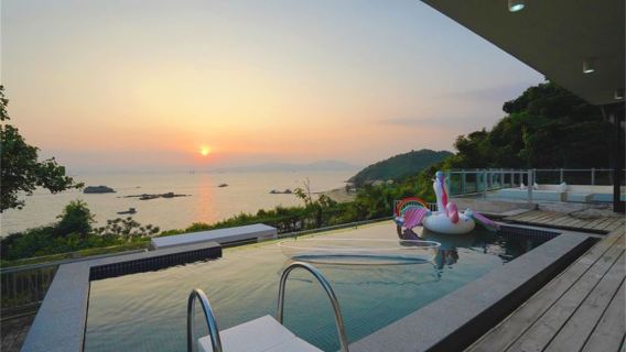 北海銀灘歡樂港灣區·過夜露營【北海銀灘5房營地「私家花園＋自助廚房」家庭自駕出遊】