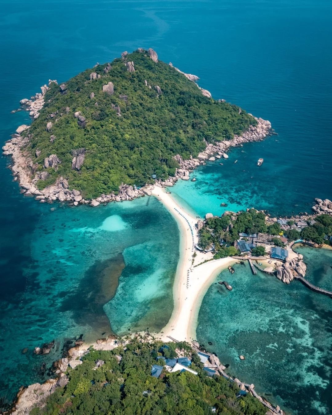 Tour di un giorno in motoscafo per snorkeling a Ko Tao e Koh Nang Yuan con partenza da Koh Samui, inclusa la colazione