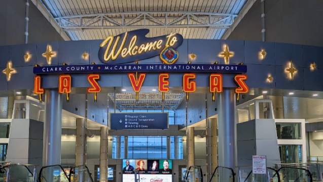 Khidmat angkut lapangan terbang sehala di Las Vegas, Amerika Syarikat [Pemandu berbahasa Cina]