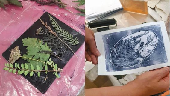 Cass Art Liverpool: Vintage Botanical Gelli Print Workshop