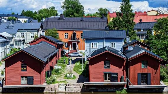 Finland Helsinki - Rumah Merah di Tepi Sungai Porvoo - Katedral Porvoo - Sewaan Peribadi Bahasa Cina - Nikmati