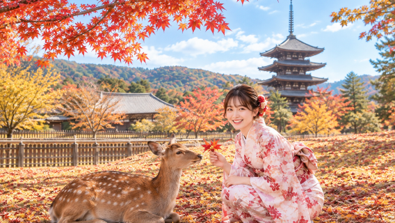Dagsrejse til Kyoto, Nara & Uji: Nara Park + Byōdō-in + Fushimi Inari + Tōdai-ji