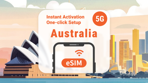 Австралия|Пакет данных 5G eSIM|1-30 дней|Ежедневный план|Постоянный доступ к интернету|Актуальные публикации|Быстрая установка|QR-код