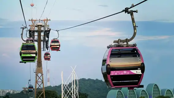 Singapore Cable Car - Cable Car Round-trip Ticket (Sentosa Line and Mount Faber Line / Mount Faber Line Only)