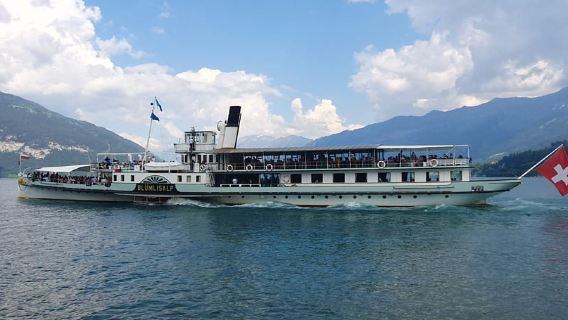 Biglietto per l'attrazione: biglietto giornaliero per la crociera in barca sul lago di Thun e Brienz