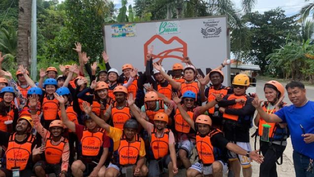 Avventura a Cebu: squalo balena privato + canyoning Kawasan