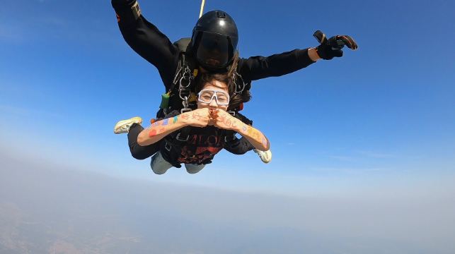 深圳旅拍【廣東深圳金沙灣海景跳傘，4000米高空跳傘+攝影服務】