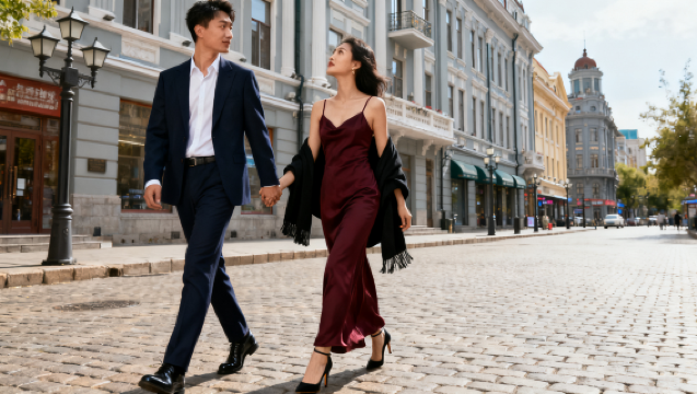 哈爾濱中央大街Trip Moments【跟拍攝影親子照情侶閨蜜兒童跟拍家庭Trip Moments】