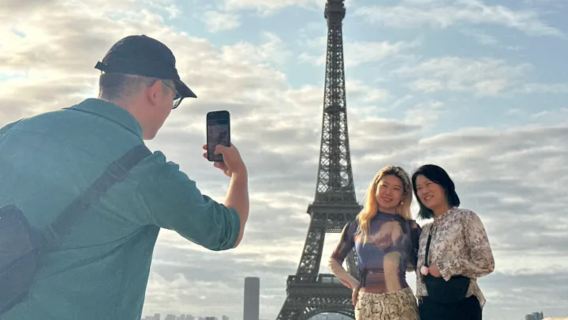 Tour nửa ngày tháp Eiffel Paris Pháp|Vé bao gồm thang máy lên đỉnh|hướng dẫn viên Trung, Anh, Nhật có sẵn để lựa chọn