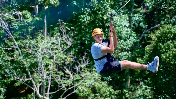プーケット・パトン エラワン・パトン・シービュー・ジップライン ワンデーツアー【島内無料送迎付き】