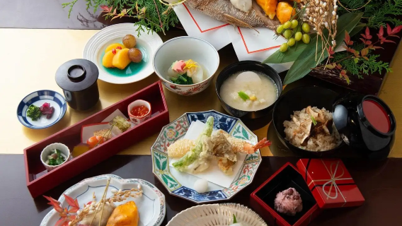 ร้านอาหาร Centennial Kyo ร้านอาหาร Kyo Kaiseki Minokichi Shin-Hankyu Hotel