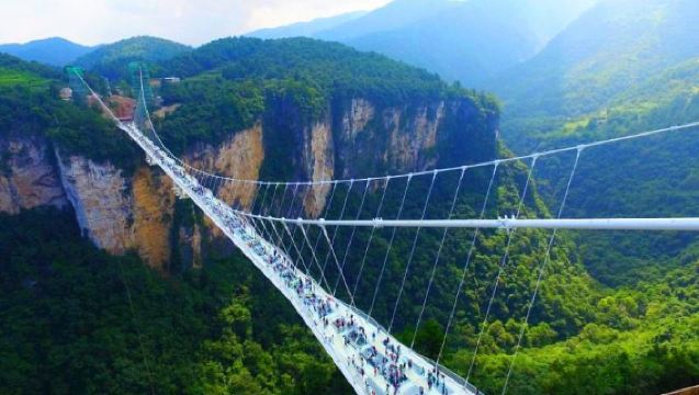 Zhangjiajie Day Tour: Baofeng Lake + Grand Canyon (Private Car & Optional Late departure!)