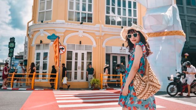 Phuket 1-day tour with shared transfer: Phuket Elephant Care, Thai cooking class, Chaithararam Temple - Wat Chalong, Old Phuket Town, and Promthep Cape