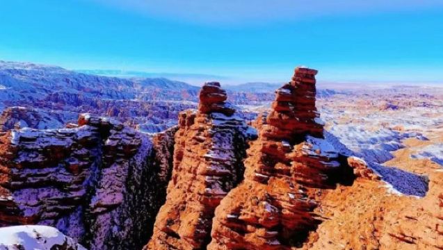 [Penjemputan di tempat] Perjalanan satu hari ke Pingshan Grand Canyon - Tempat Wisata Zhangye Danxia Warna-warni | Termasuk tiket masuk