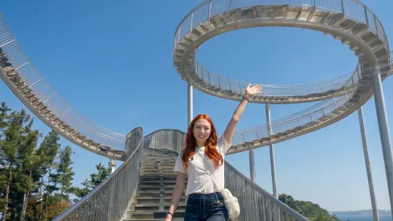 Excursión de un día a Pohang y el Templo Tongdo: Cabo Homi + Calle Japonesa de Guryongpo + Mercado de la Isla Bambú + Pasarela Espacial