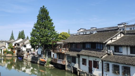 Shanghai klassisk dagsrejse, inklusive engelsk, russisk og spansk guide, billet, bil + chauffør, frokost