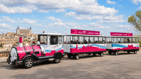Toledo: Tren turístico panorámico y parada en el mirador