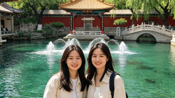 濟南常規一日遊大明湖景區+趵突泉+五龍潭【不含午餐+千佛山】