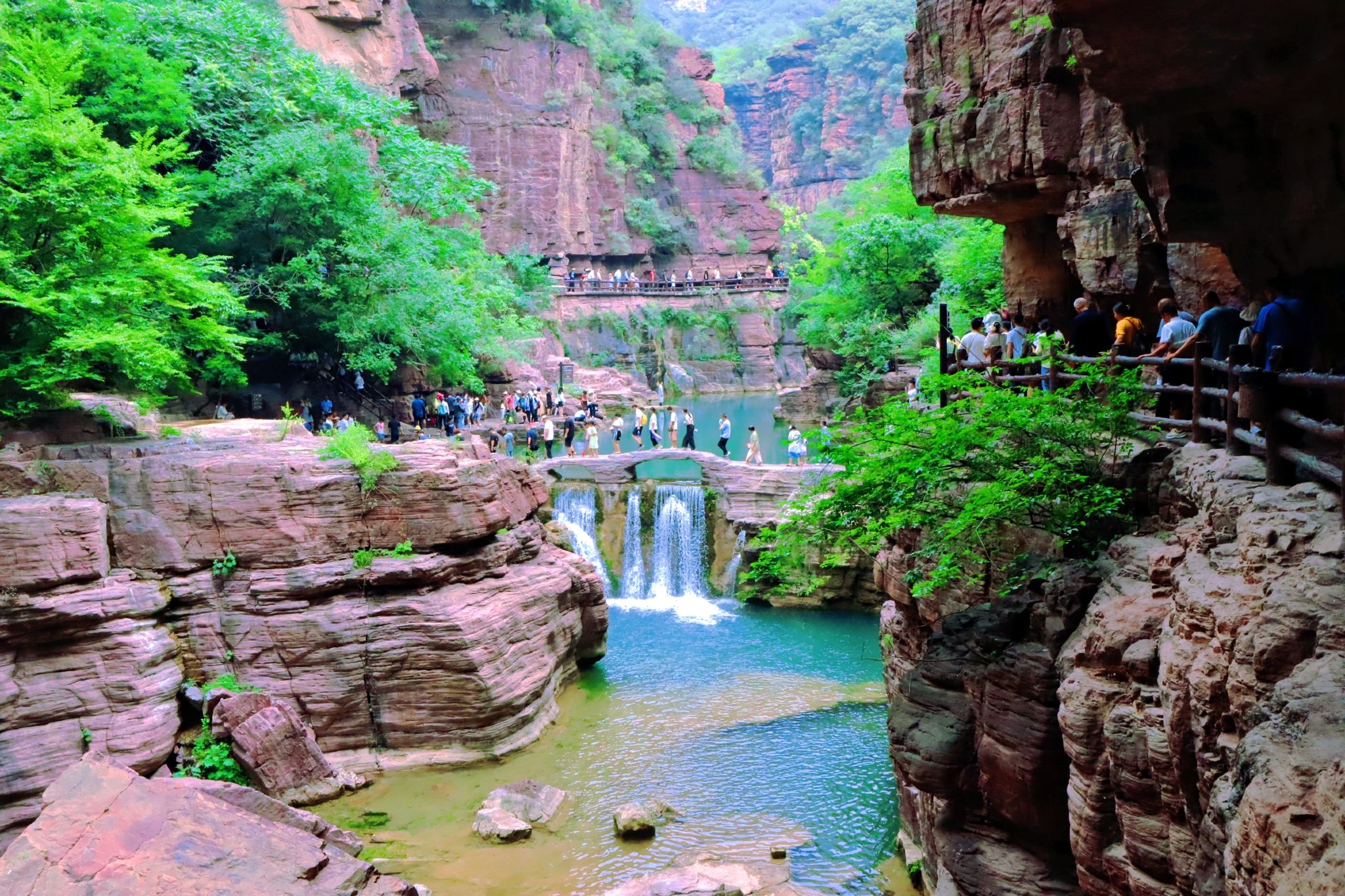 黛眉之戀◆雲台山1日遊丨紅石峽+小寨溝+獼猴谷丨無購物上門接
