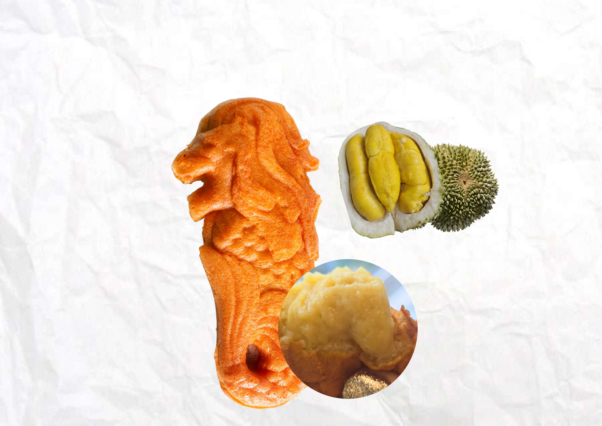 Merlion-Gebäck Einlösecoupon (Super Sister Durians - Super Sister Durians)