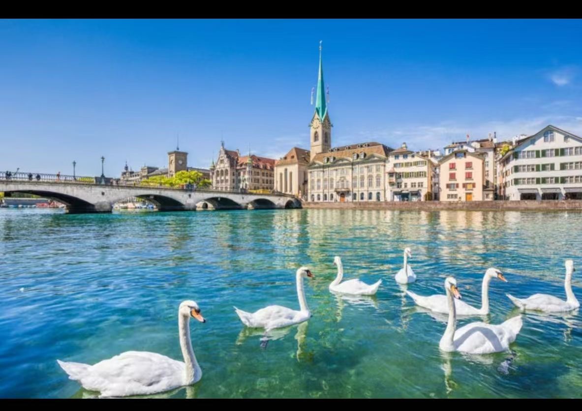蘇黎世雙景漫遊：萊茵瀑布 + 施皮茨小鎮與濕壁畫 1 日奇遇