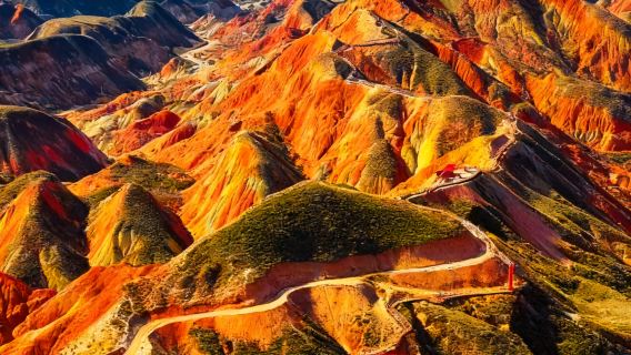 蘭州水墨丹霞旅遊景區半日遊【包車遊】