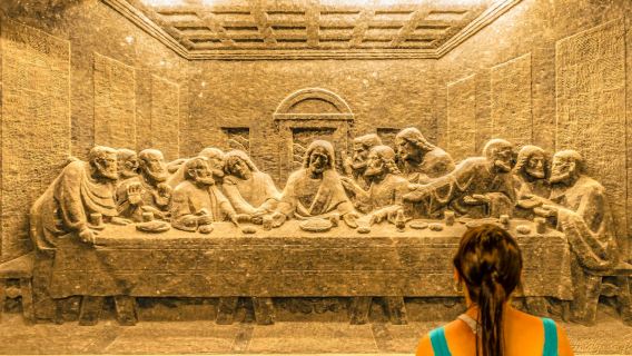 Miniera di sale di Wieliczka: Biglietto d'ingresso salta fila + Tour guidato da Cracovia