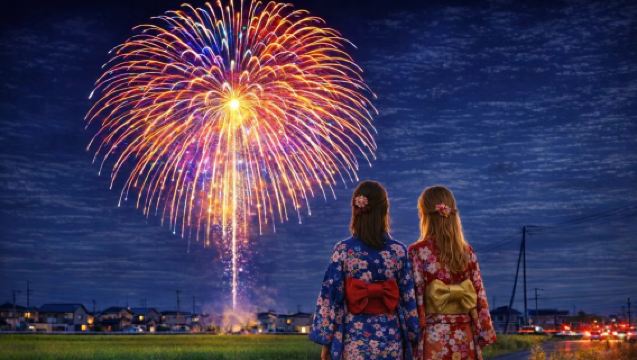 1-day tour to Hakone Atami Fireworks Festival + Lake Ashi Cruise + Floating Torii Gate | Departing from Tokyo