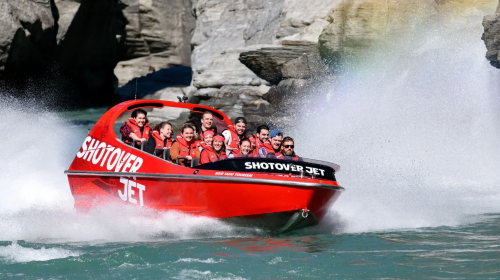 Queenstown Shotover Jet (optional round-trip shuttle service/high-speed 360-degree spins) Transport Passes