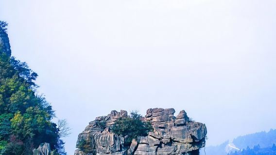 Chongqing Heishan-dalen + Ordovician privat biludflugt | Udforsk Heishan-dalen og oplev spændingen i skyerne | Valgfri engelsk guide, billetter ikke inkluderet