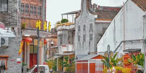 廣州番禺嶺南印象園+餘蔭山房+沙灣古鎮一日遊+獨立包團上門接送