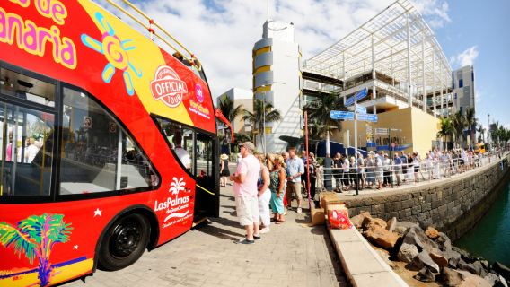 Visite de Las Palmas, Espagne : Bus à arrêts multiples à arrêts multiples