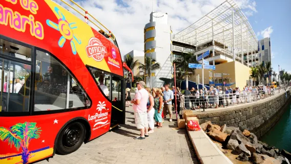 Tham quan thành phố Las Palmas, Tây Ban Nha: xe buýt tham quan Hop-on/Hop-off